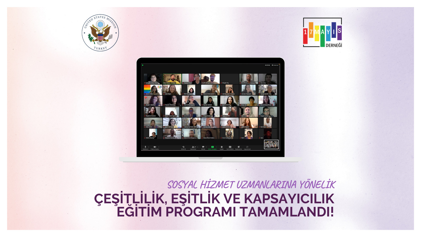 Çeşitlilik, Eşitlik ve Kapsayıcılık Eğitim Programı Tamamlandı! - 17 Mayıs