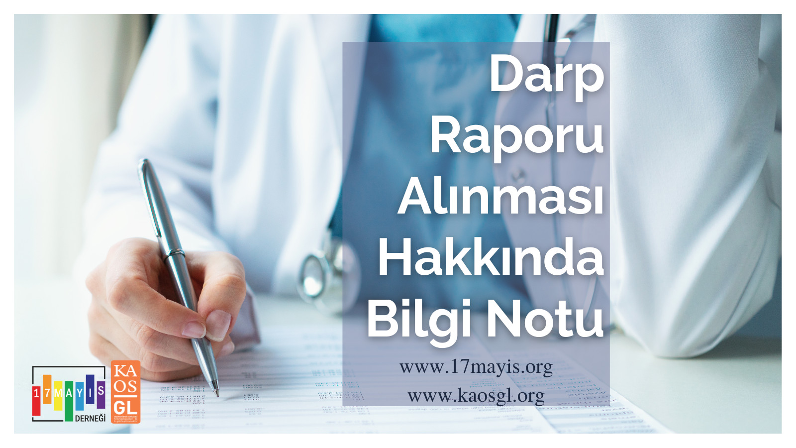 Darp Raporu Alınması Hakkında Bilgi Notu - 17 Mayıs