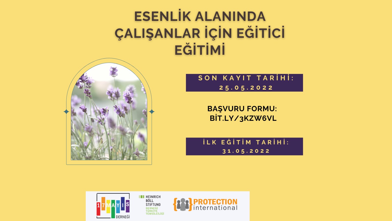 Esenlik Programı Eğitici Eğitimi Başlıyor!  - 17 Mayıs