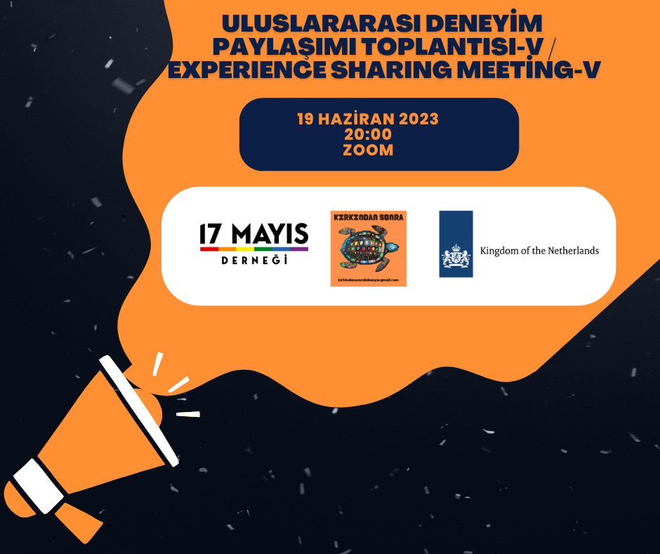 GreyPride Fransa ile Uluslararası Deneyim Paylaşımı'na Davetlisiniz - 17 Mayıs