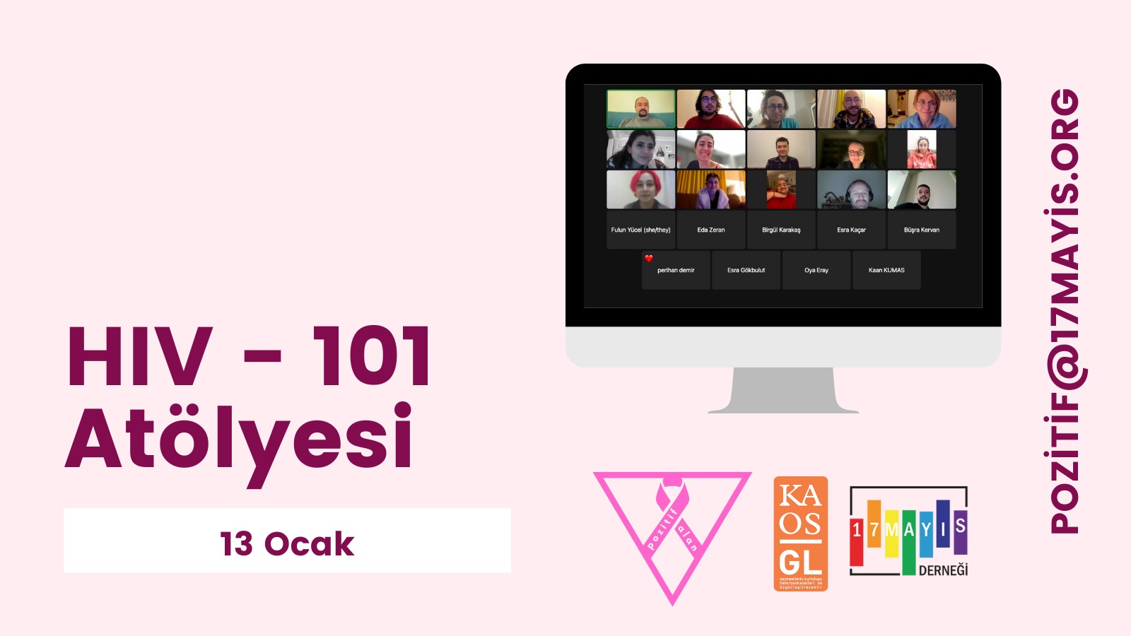 HIV - 101 Atölyesi Tamamlandı! - 17 Mayıs