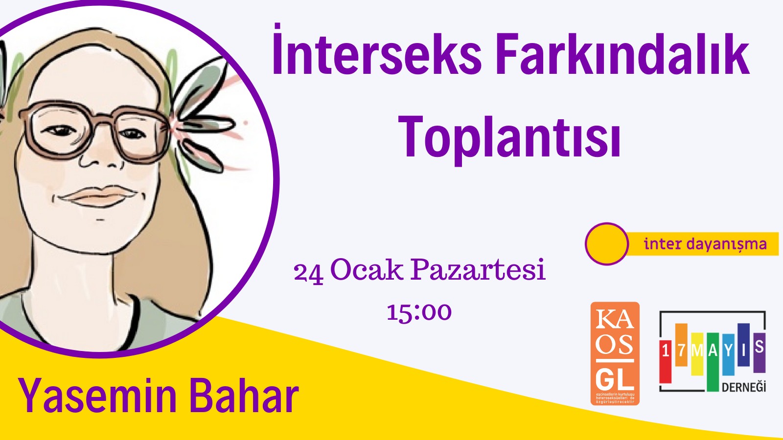 İnterseks Farkındalık Toplantısına Kayıtlar Başladı! - 17 Mayıs