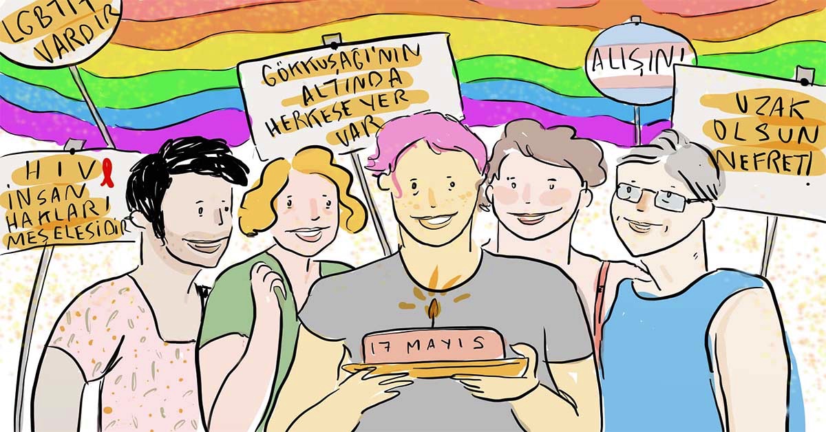 No sooner had we set out than we started to meet our allies! - May 17 Association