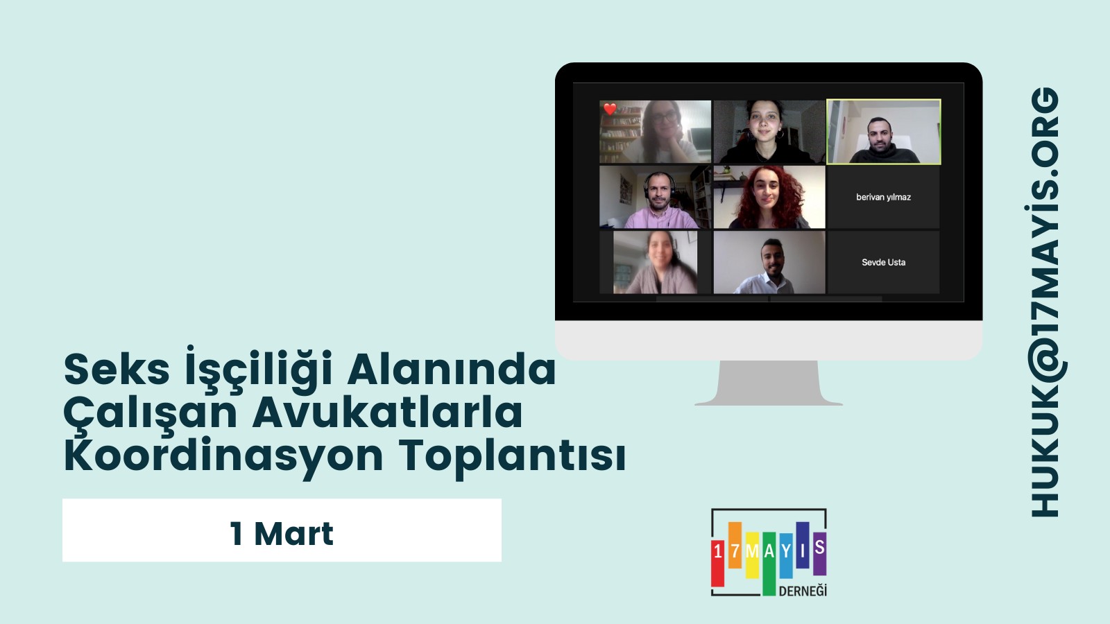 Seks İşçiliği Alanında Çalışan Avukatlarla Koordinasyon Toplantısı - 17 Mayıs