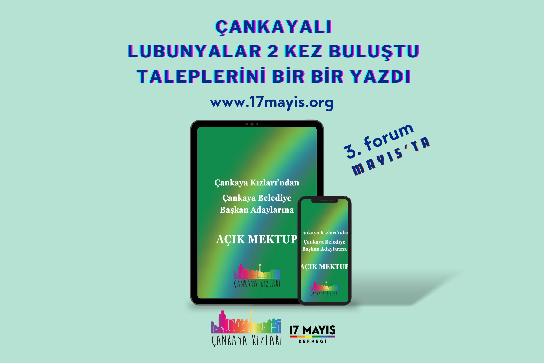 Çankaya Belediye Başkan Adayları'na Açık Mektup - 17 Mayıs