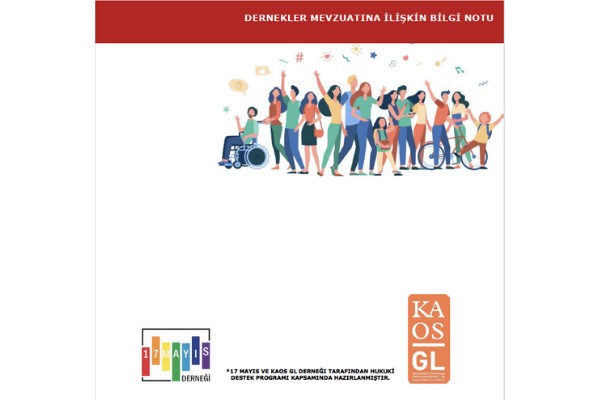 Dernekler Mevzuatına İlişkin Bilgi Notu - 17 Mayıs